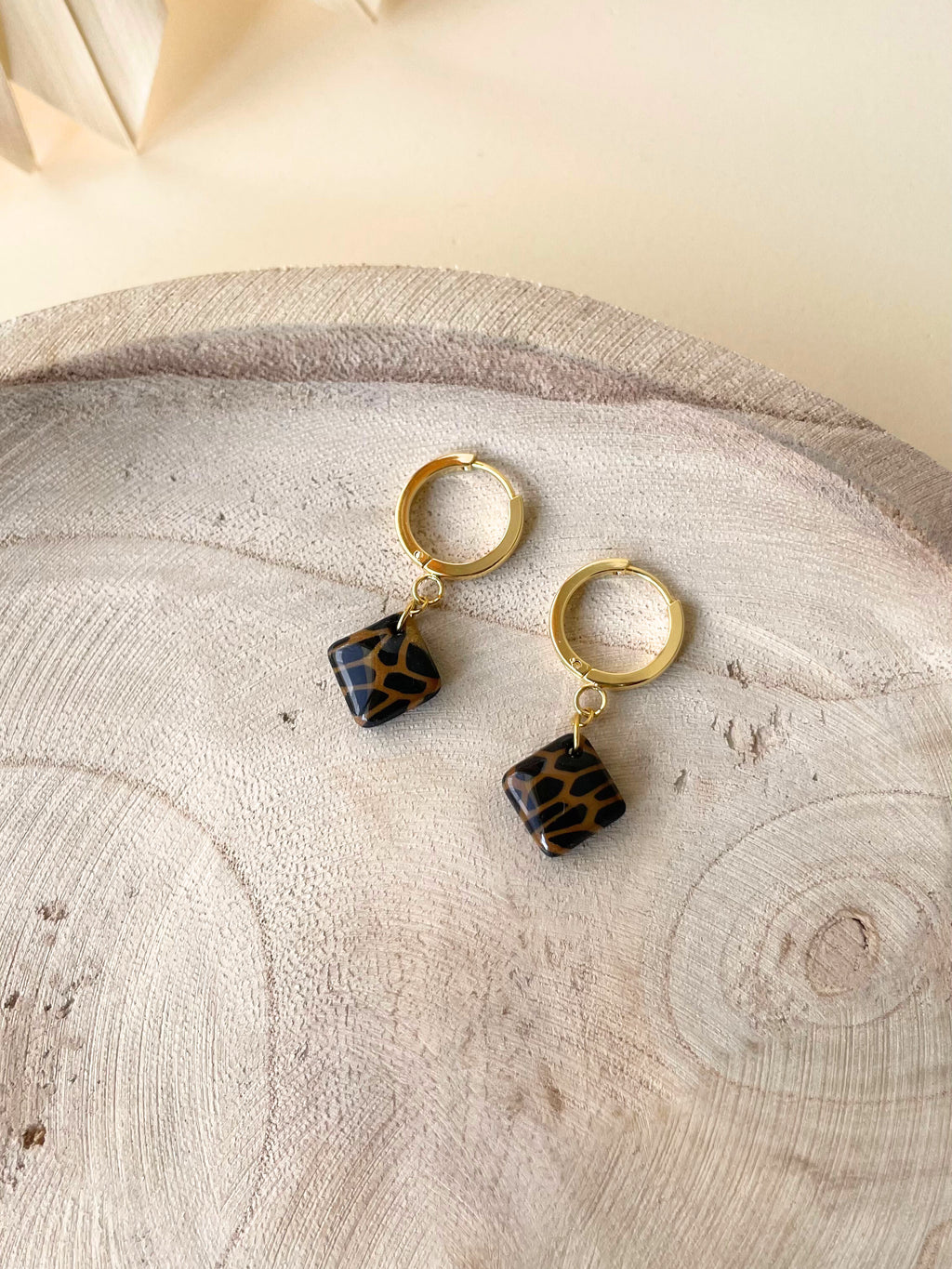 Argolas Bari Preto & Dourado