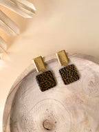 Brincos Beverly Preto & Dourado