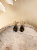 Brincos Comporta Preto et Dourado