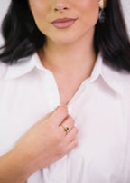 Anel Atenas Mini Preto