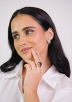 Conjunto Coração Geo Preto