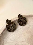 Brincos Porto Preto & Dourado