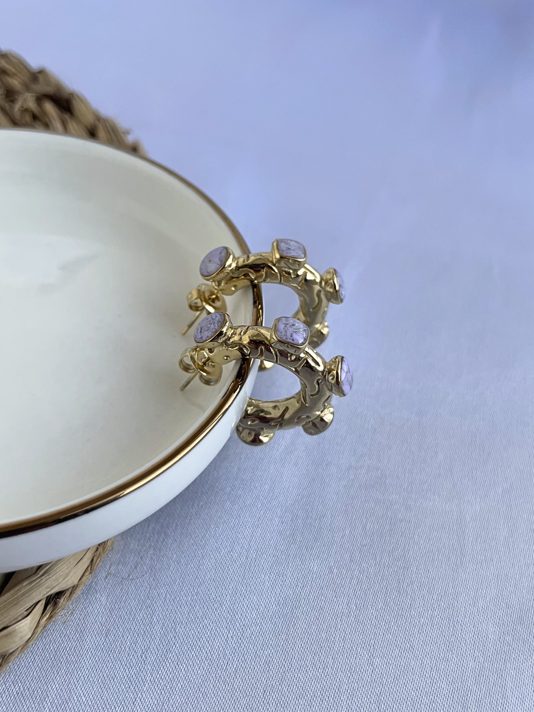 Argolas Malibu Lilás