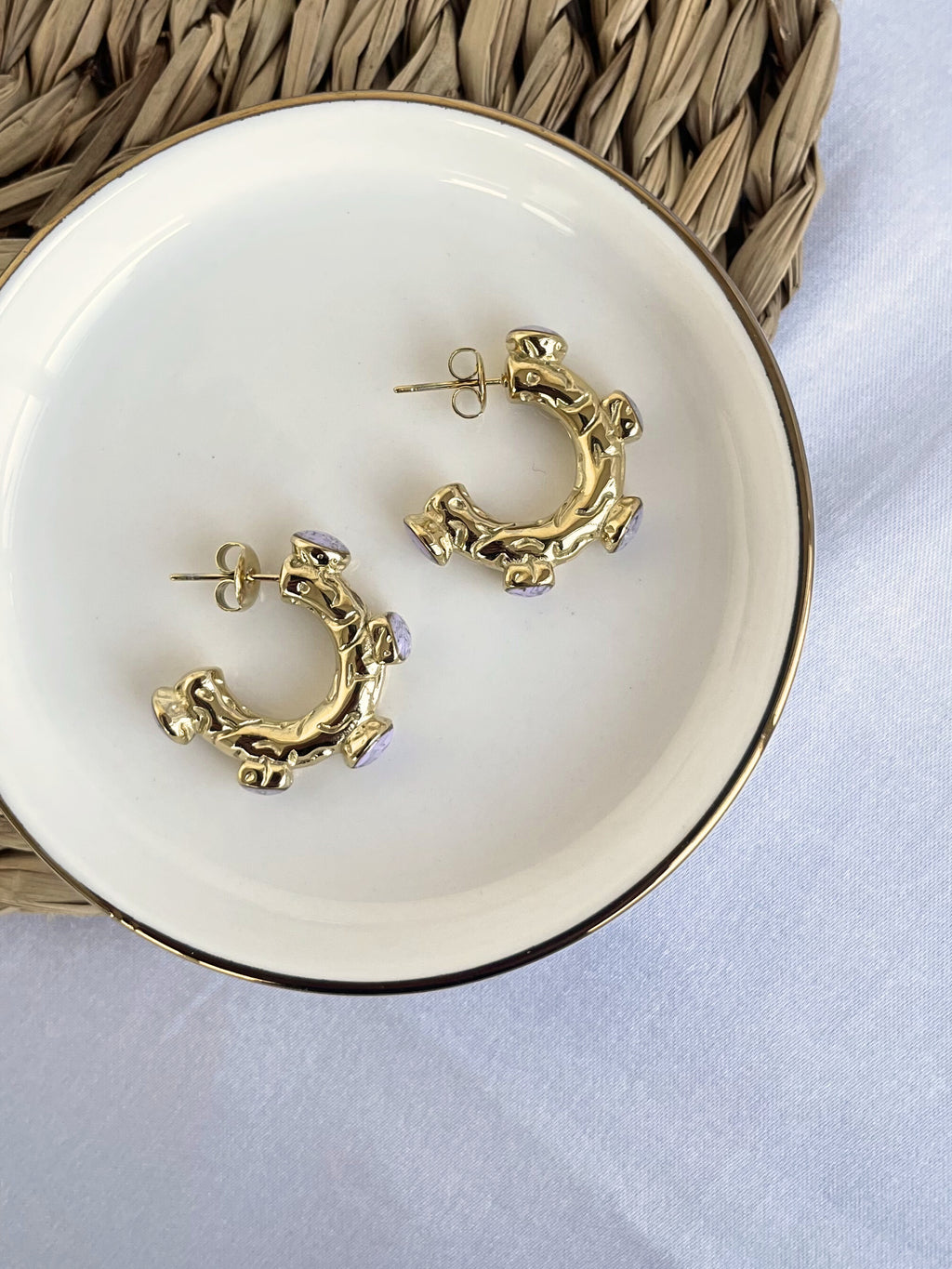 Argolas Malibu Lilás