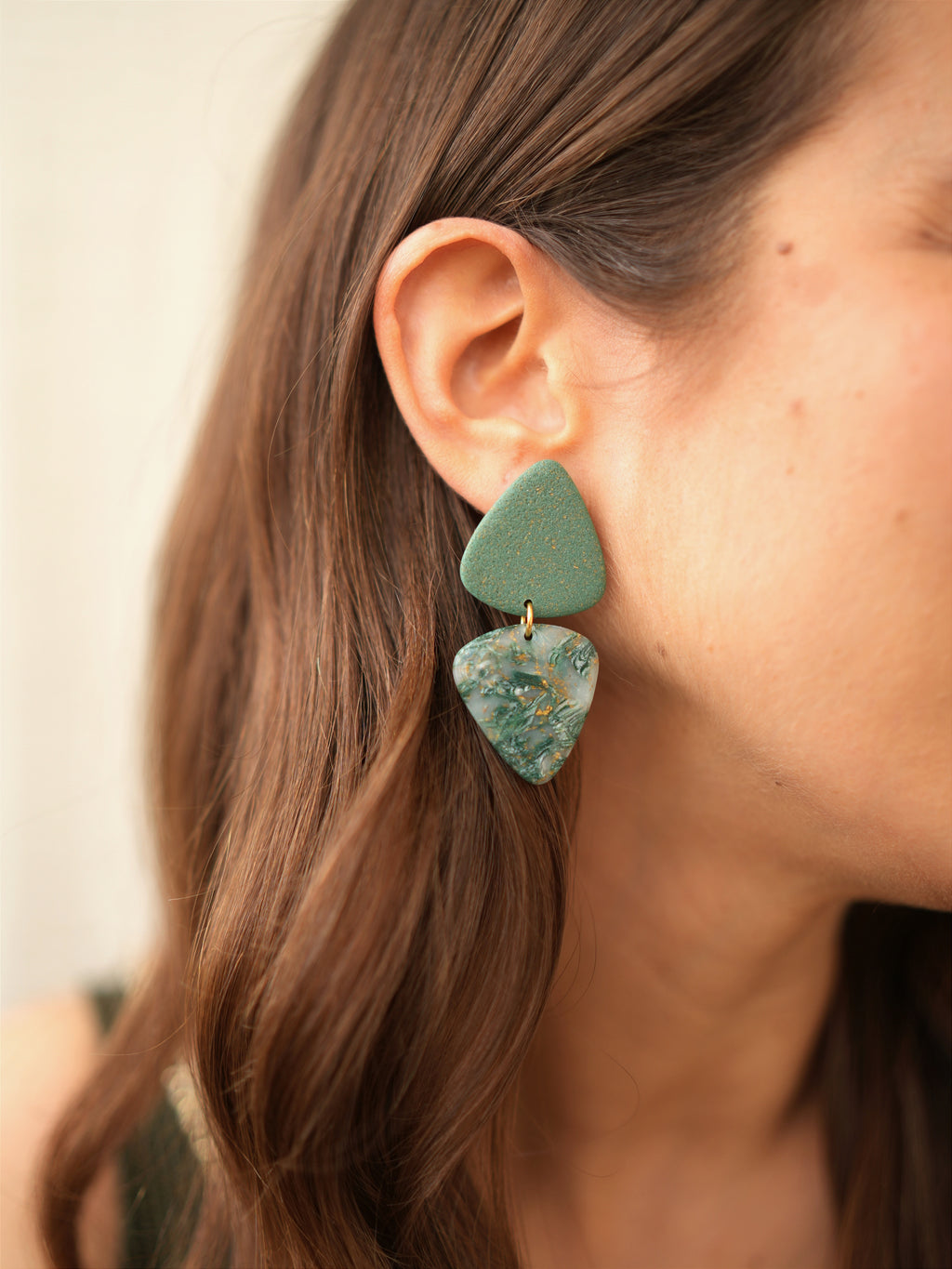 Brincos London Mirror Aqua